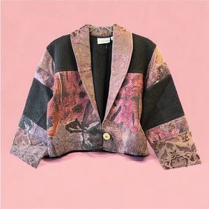 Vintage Gantos Quilted Bolero Jacket